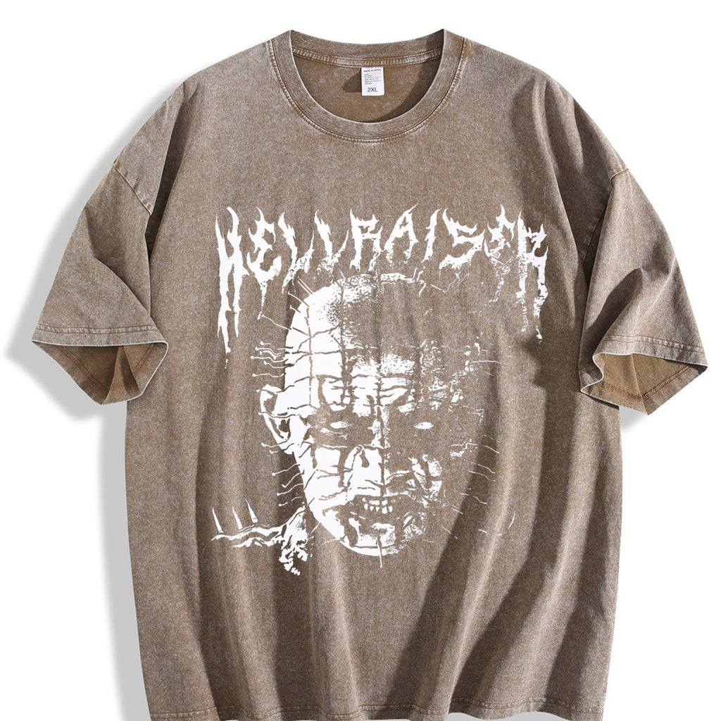 Hellraiser Horror Vintage Washed T-Shirt product image 3