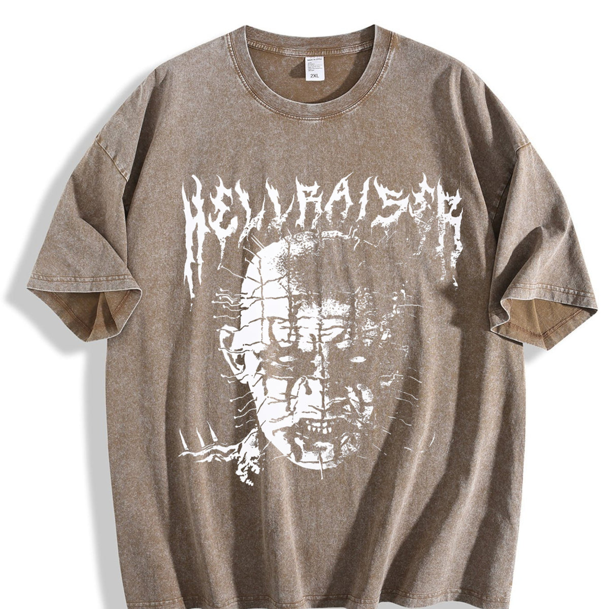Hellraiser Horror Vintage Washed T-Shirt product image 3