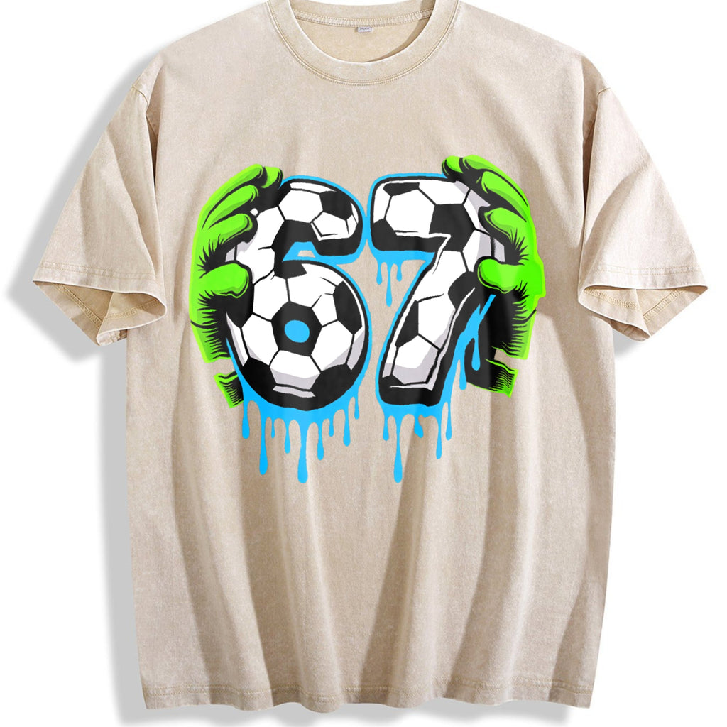 Global Soccer Fan Vintage Washed T-Shirt product image 1