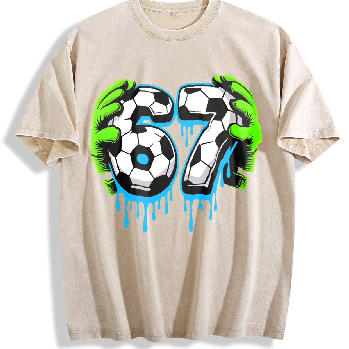 Global Soccer Fan Vintage Washed T-Shirt product image 1