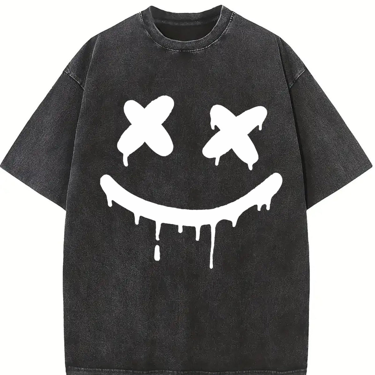 Minimal Drip Face X Eyes Muscle Tank Vintage Washed T-Shirt product image 2