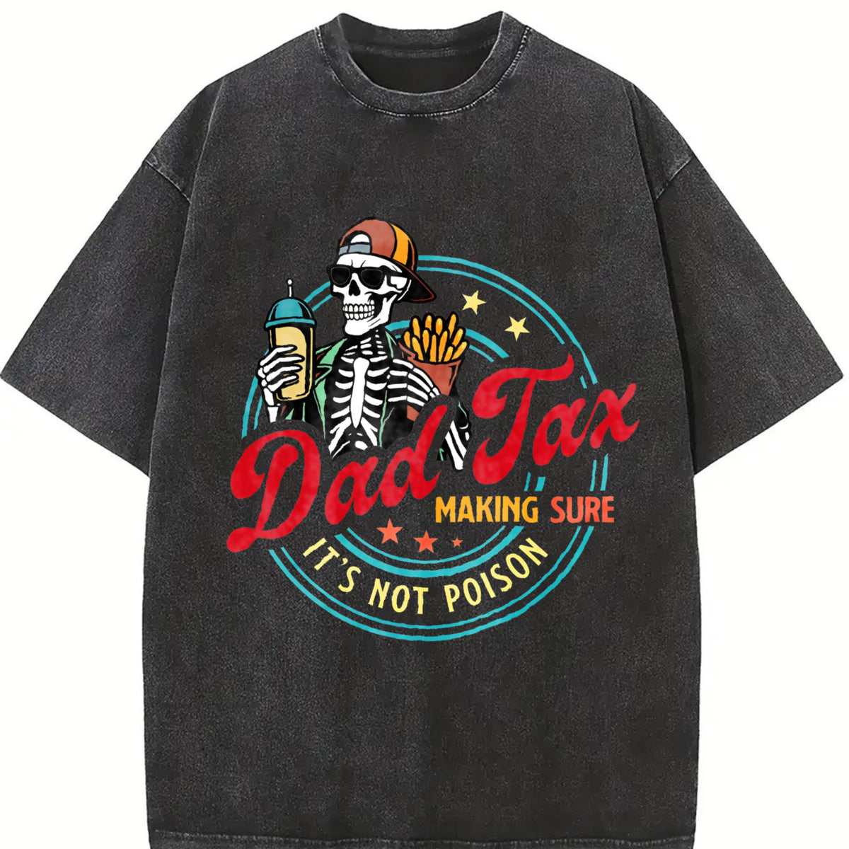 Dad Tax Making Sure It's Not Poison Fathers Day Vintage product image 2