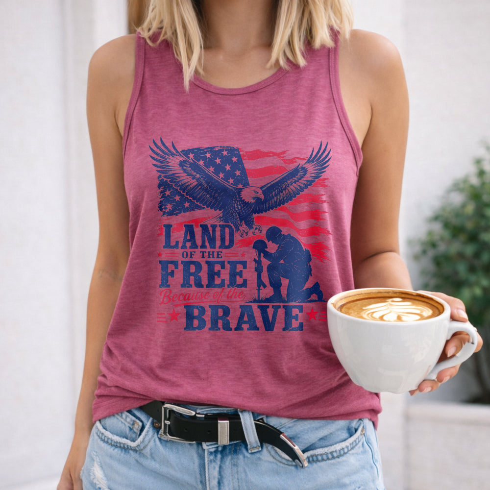 Patriotic Eagle USA Women's Tank Top