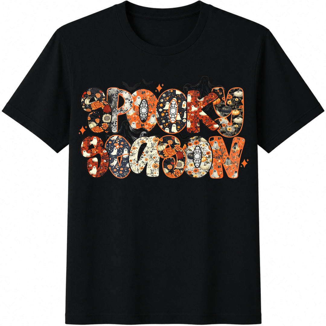 Halloween Spooky Season Cotton T-Shirt product image 1