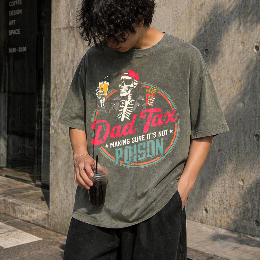 Dad Tax Vintage Washed T-Shirt product image 4