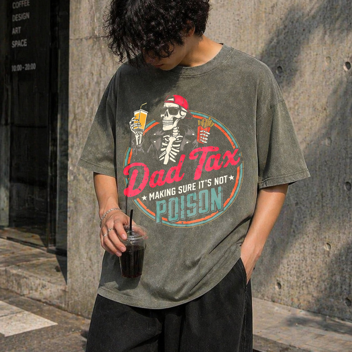 Dad Tax Vintage Washed T-Shirt product image 4