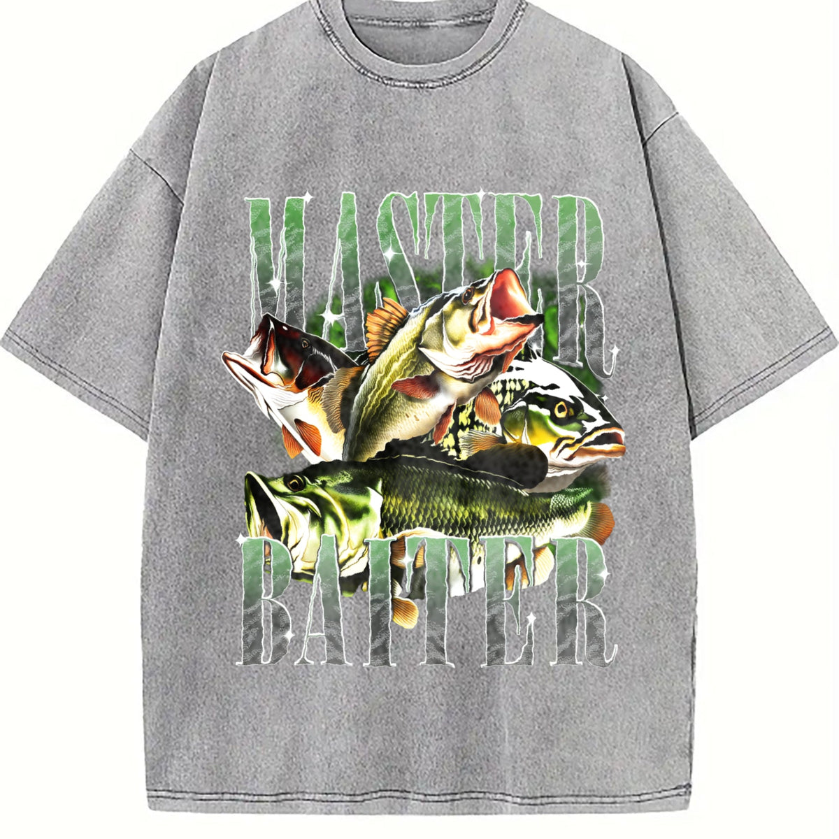 Master Baiter Bass Fishing Fisher Papa Dad Happy Vintage product image 5