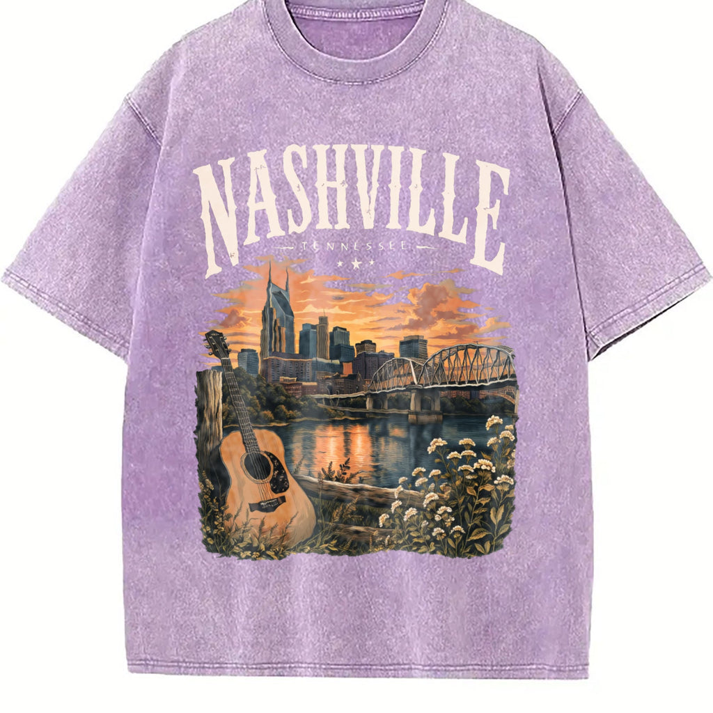 Nashville Tennessee - Music City Guitar Country Vintage product image 6