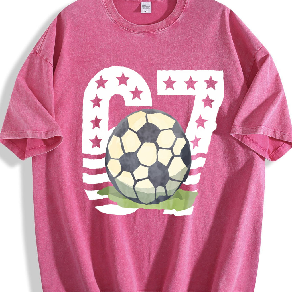 Global Soccer Fan Vintage Washed T-Shirt product image 7