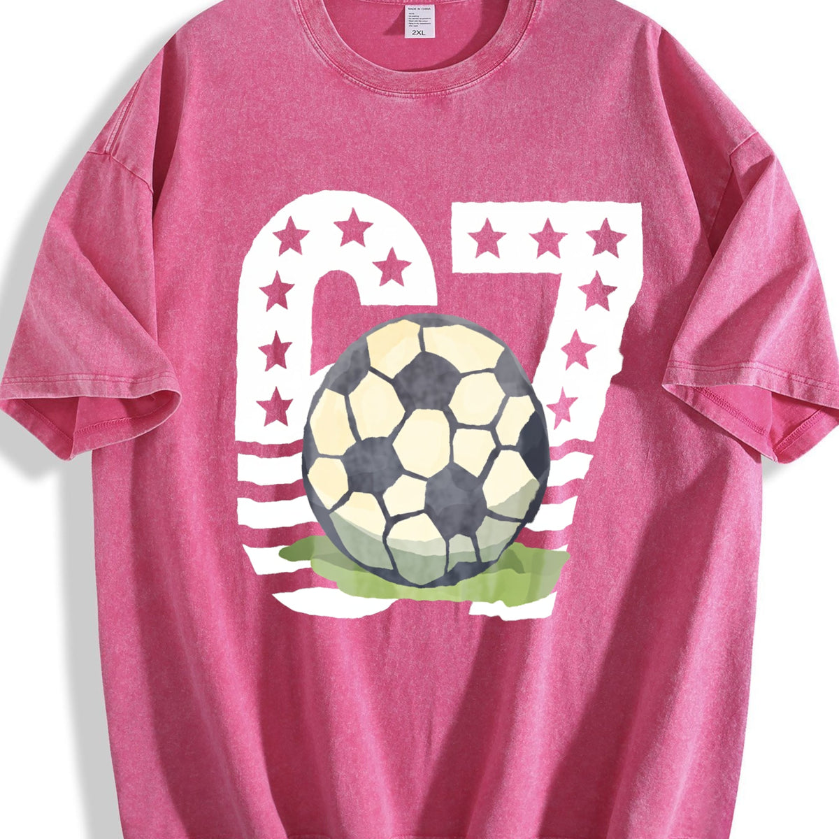 Global Soccer Fan Vintage Washed T-Shirt product image 7