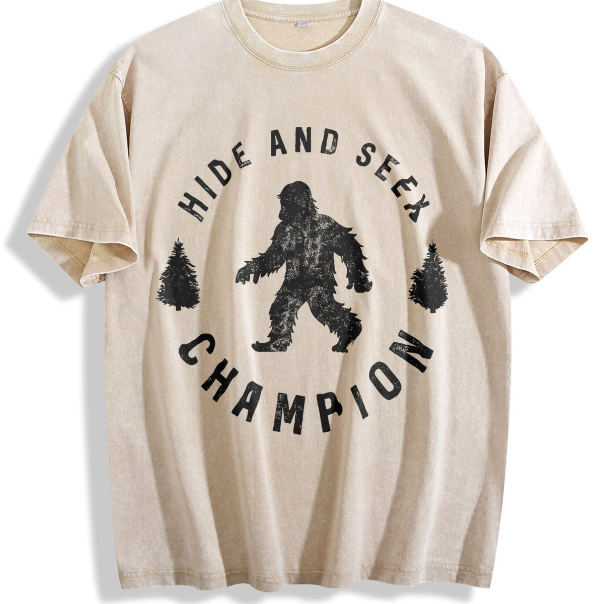 Hide And Seek Champion Funny Bigfoot Humor Cool Vintage product image 1