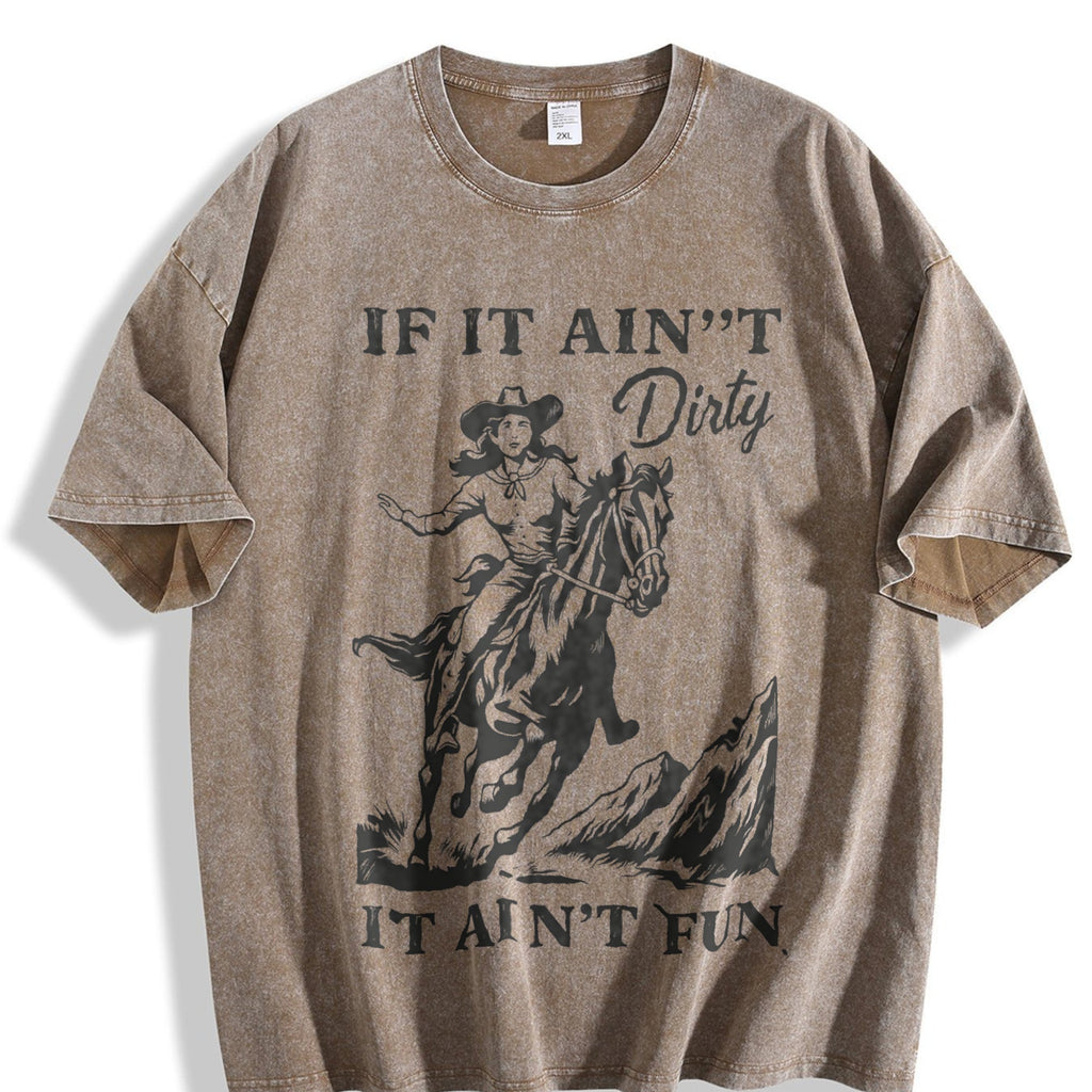 Western Cowgirl Vintage Washed T-Shirt product image 3