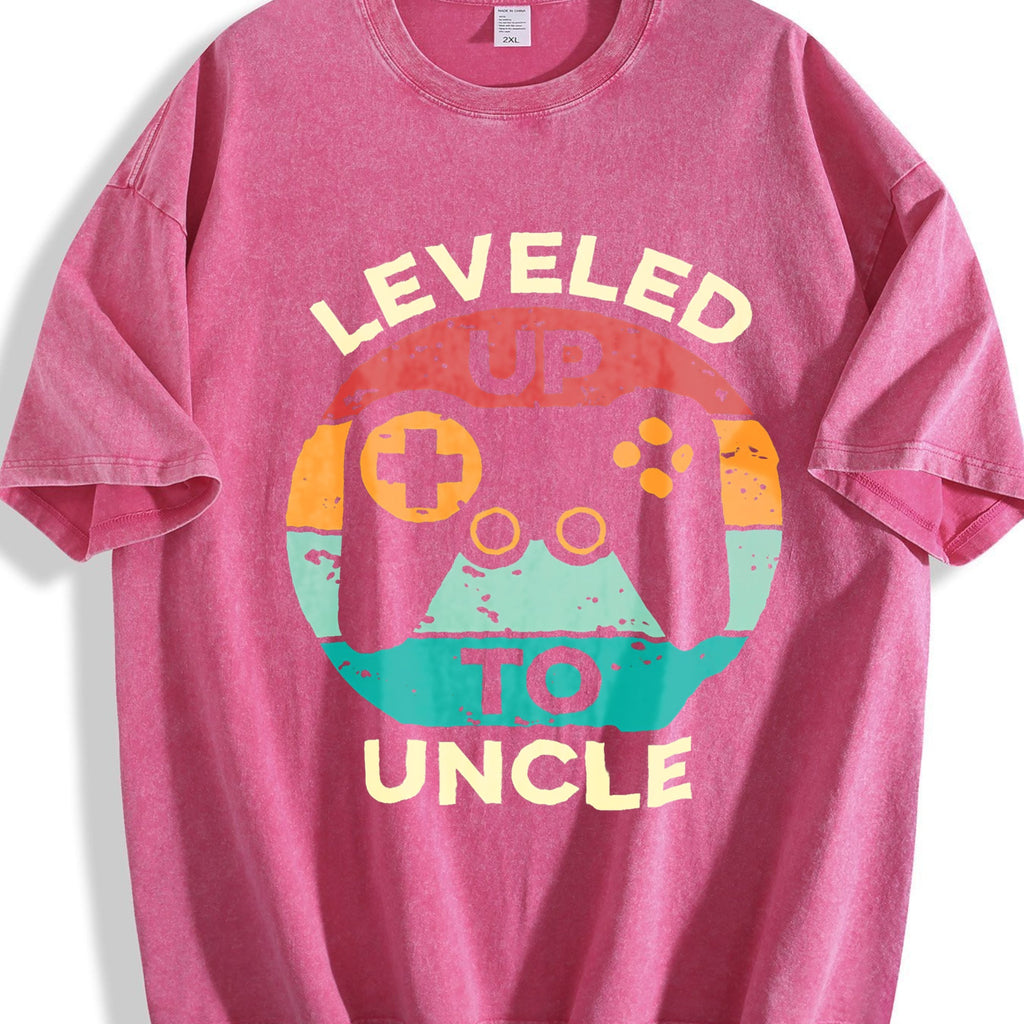 Leveled Up To Uncle Vintage Washed T-Shirt product image 7