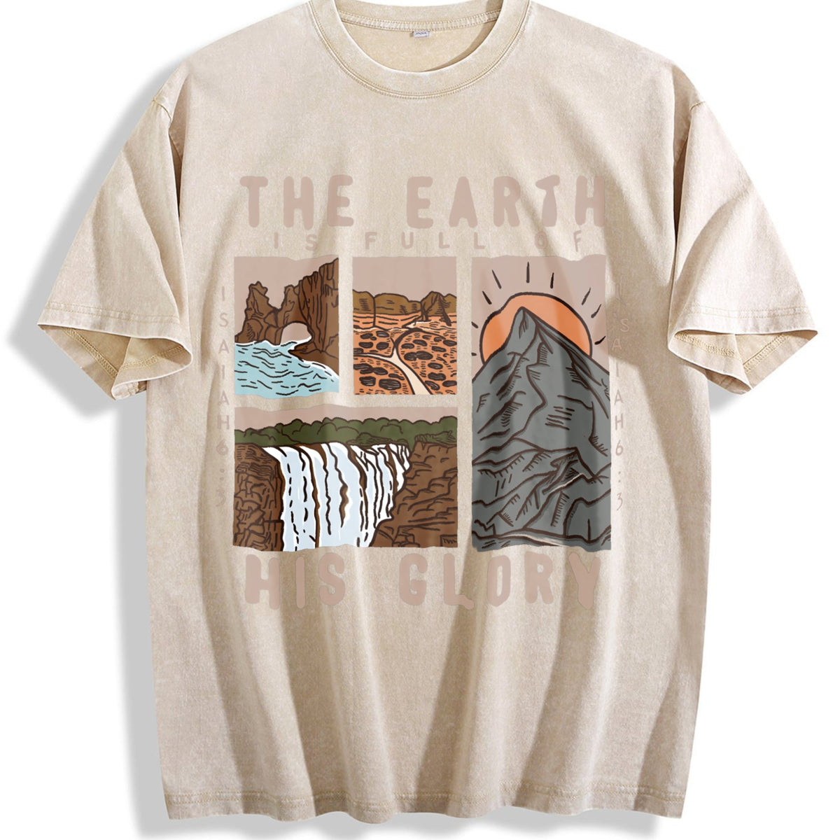 Earth His Glory Vintage Washed T-Shirt product image 1