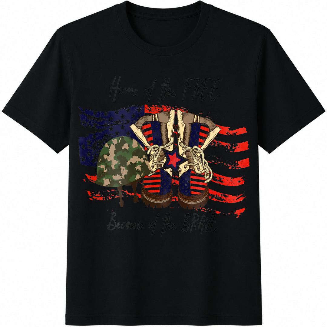 Home Of The Free Cotton T-Shirt product image 1