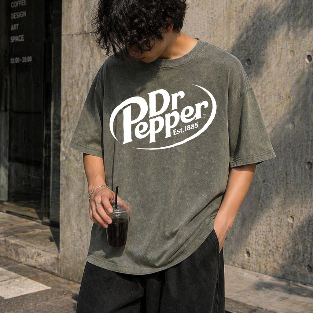 Dr Pepper Est 1885 - A Timeless Vintage Washed T-Shirt product image 11