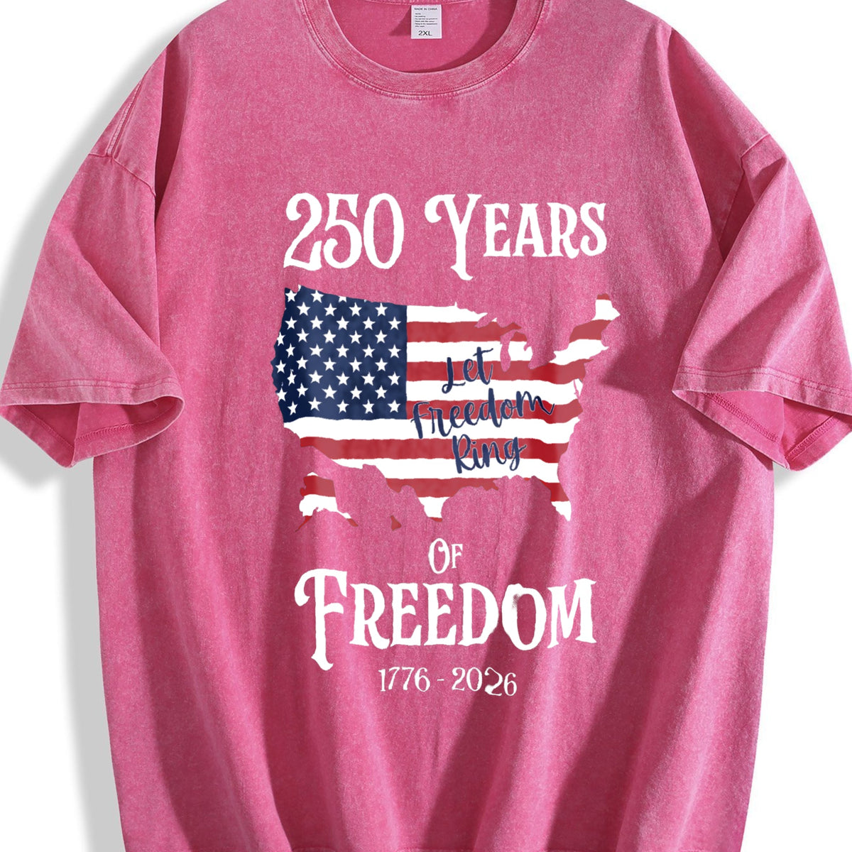 250 Years Of Freedom Vintage Washed T-Shirt product image 7