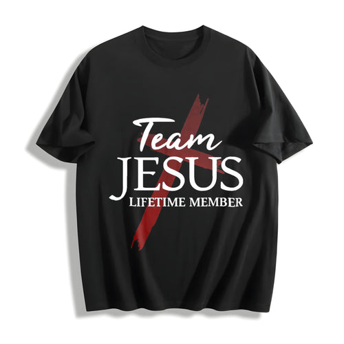 100 Christian God Faith Lifetime Member Team Jesus Cotton product image 1