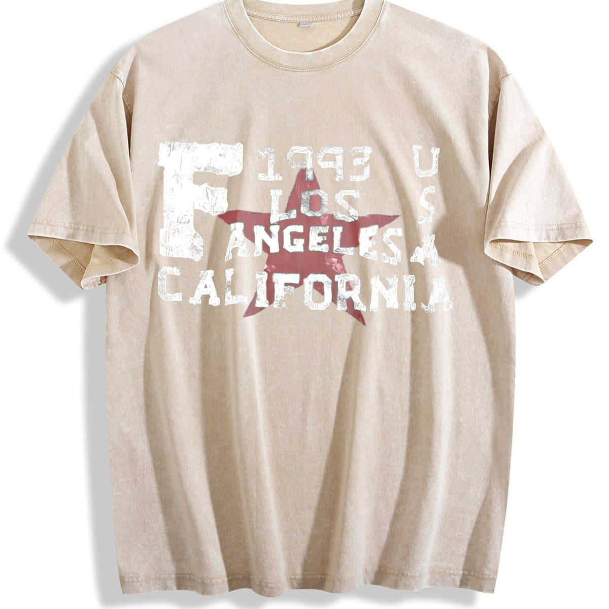 Los Angeles California 1993 Vintage Washed T-Shirt product image 1