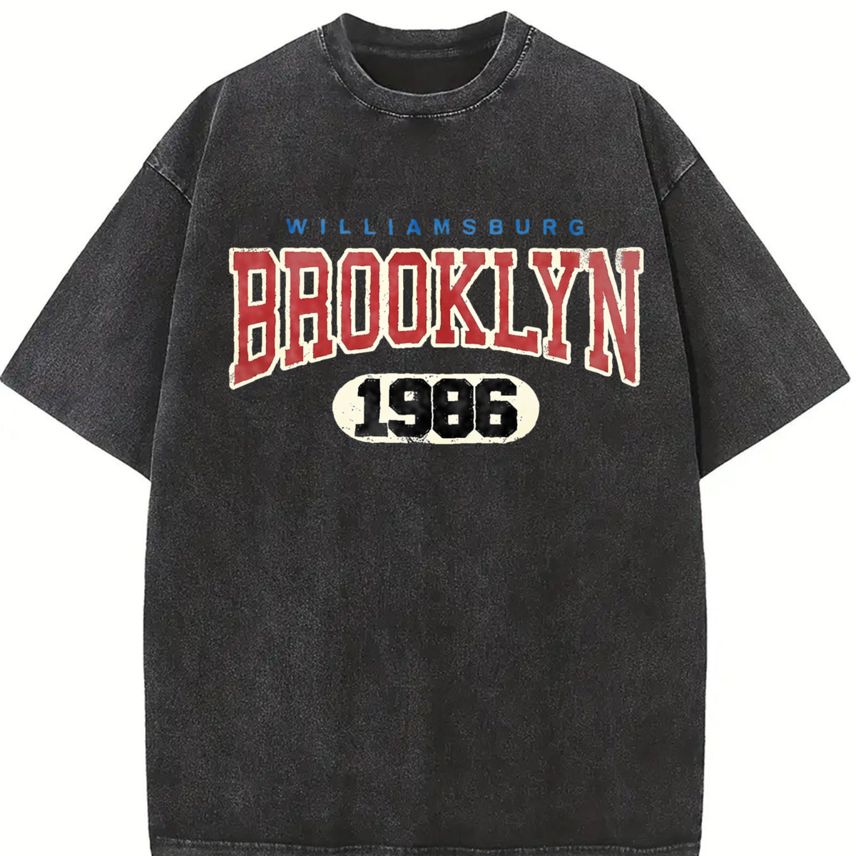 Williamsburg Brooklyn 1986 Vintage Washed T-Shirt product image 2