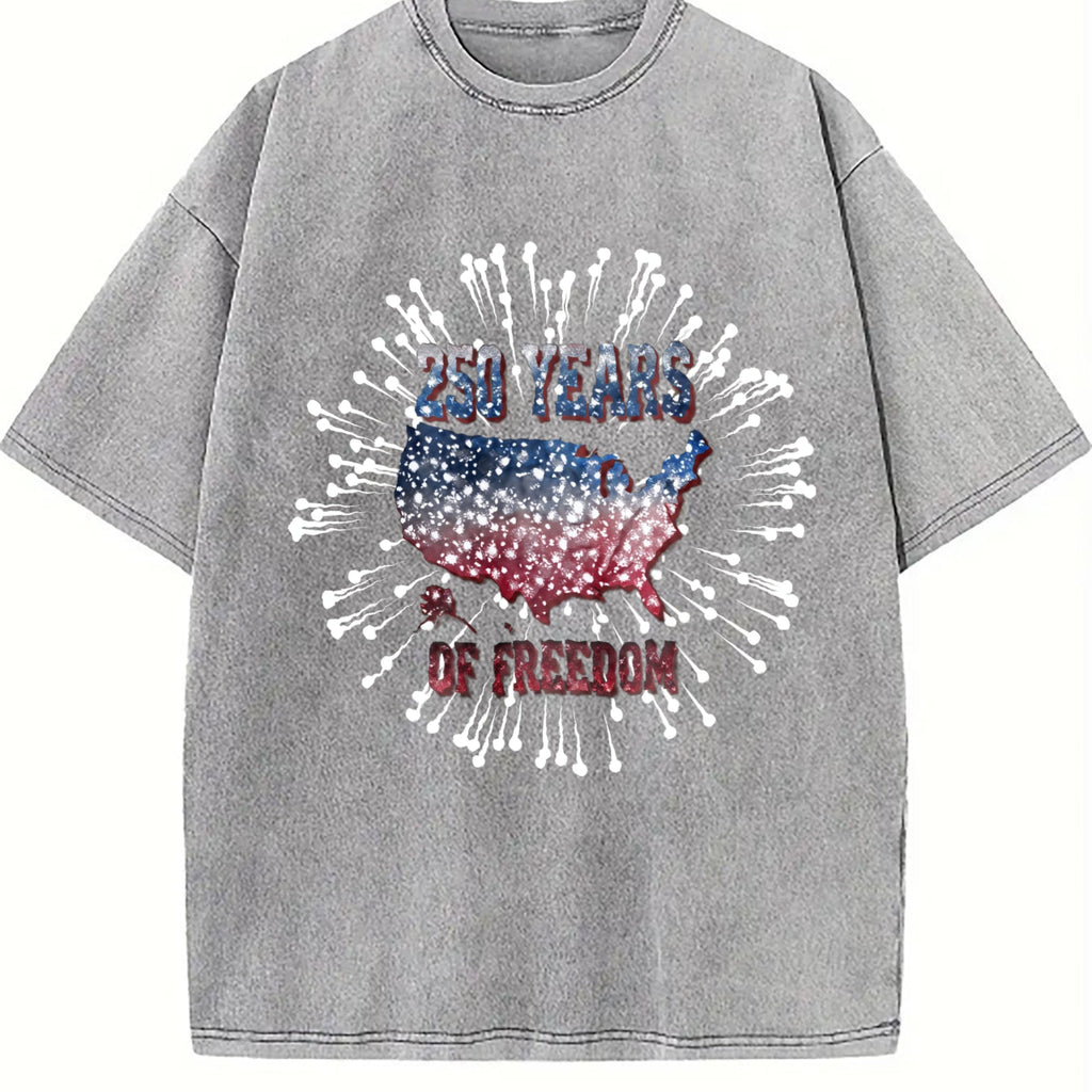 250 Years Of Freedom Vintage Washed T-Shirt product image 5