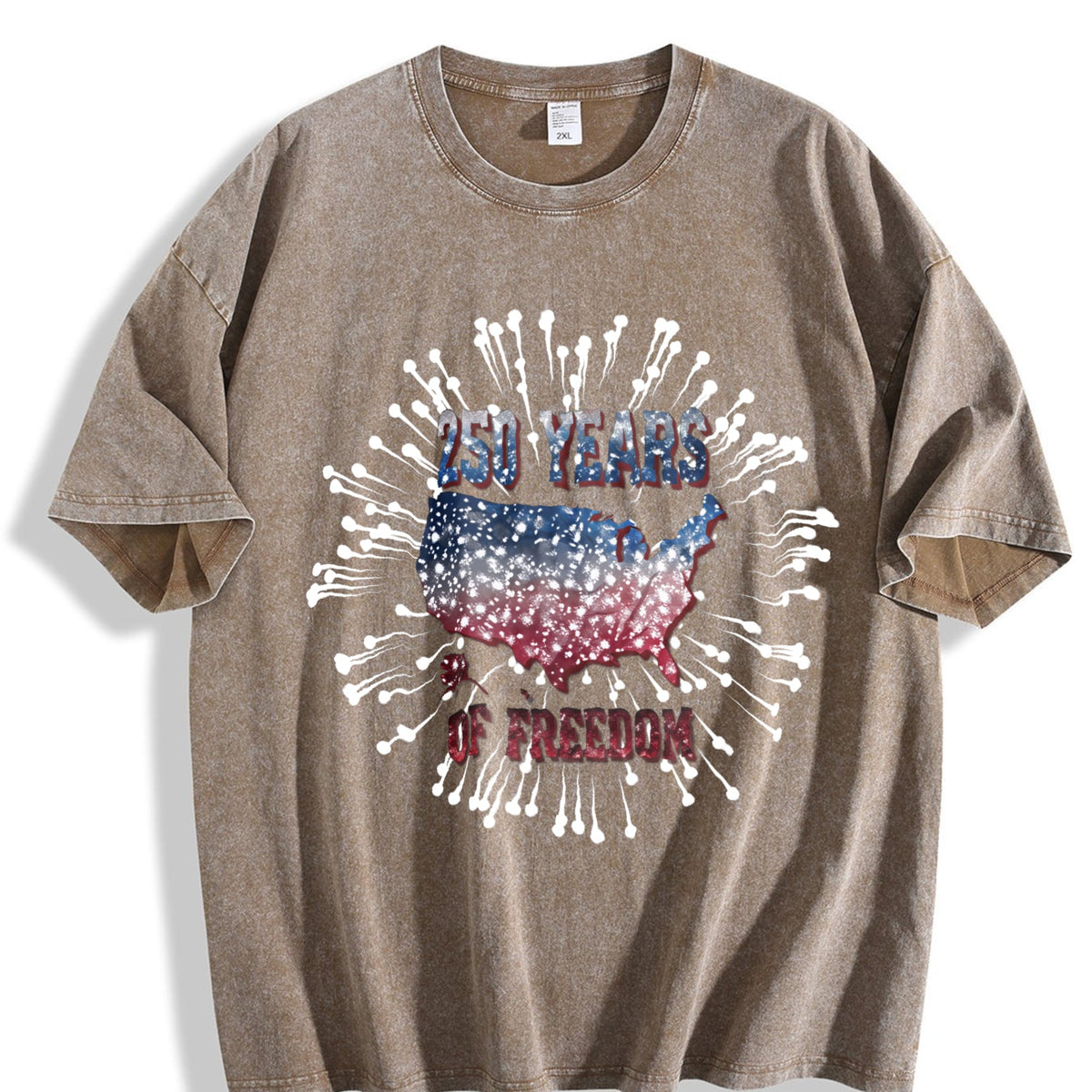 250 Years Of Freedom Vintage Washed T-Shirt product image 3