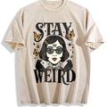Stay Weird Witchy Girl Vintage Washed T-Shirt product image 1