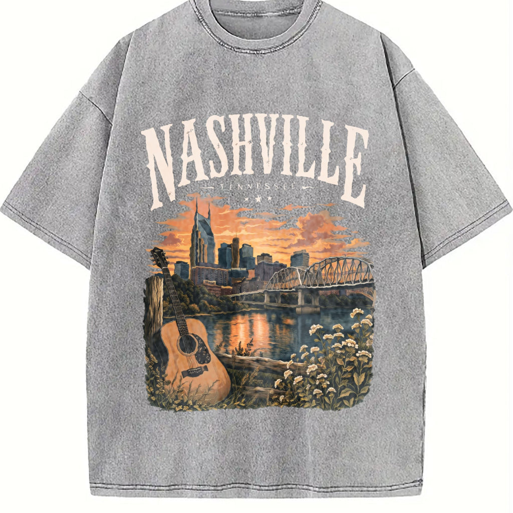 Nashville Tennessee - Music City Guitar Country Vintage product image 5