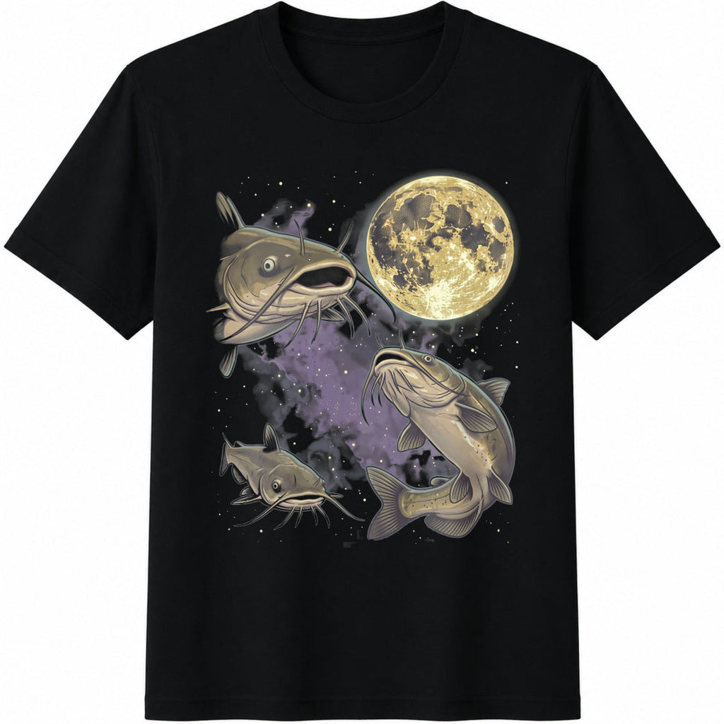 Catfish Moon 90s Cotton T-Shirt product image 1
