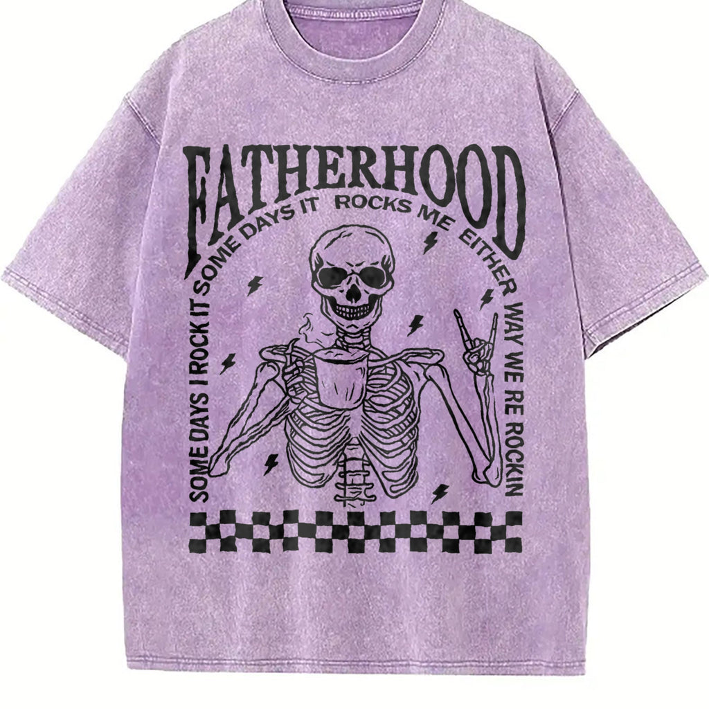 Fatherhood Vintage Washed T-Shirt product image 6