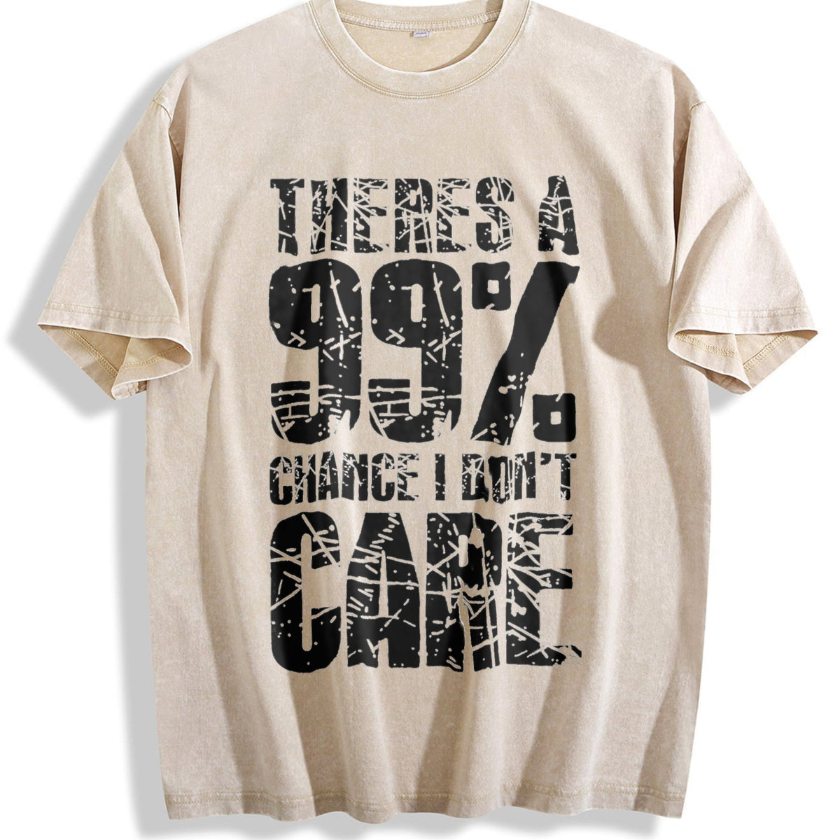 There's A 99 Chance I Don't Care Vintage Washed T-Shirt product image 1