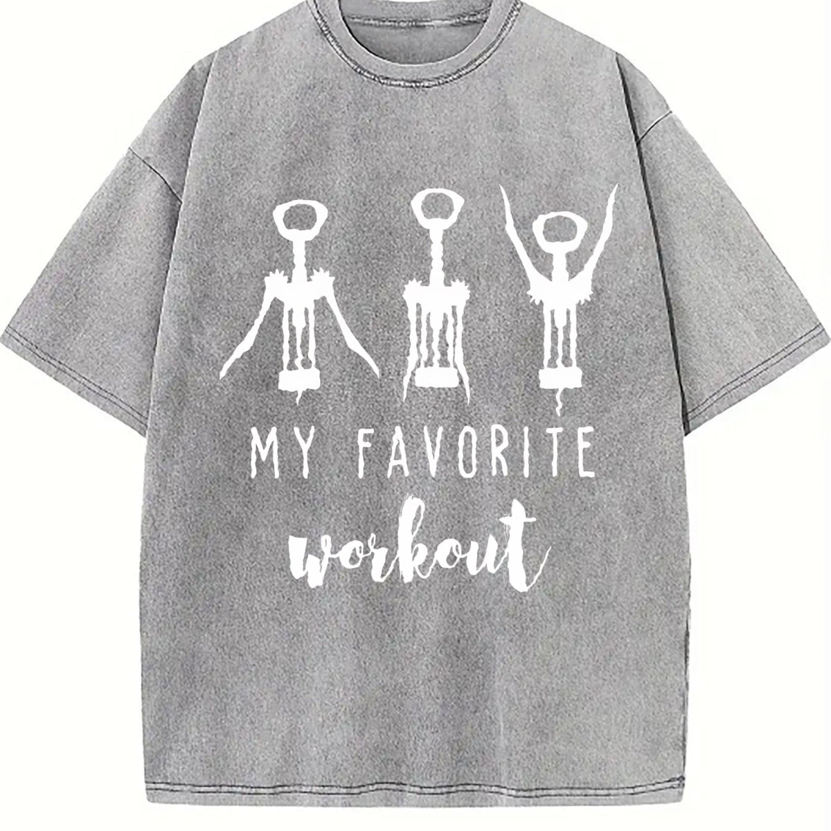 Funny Wine Vintage Washed T-Shirt product image 5