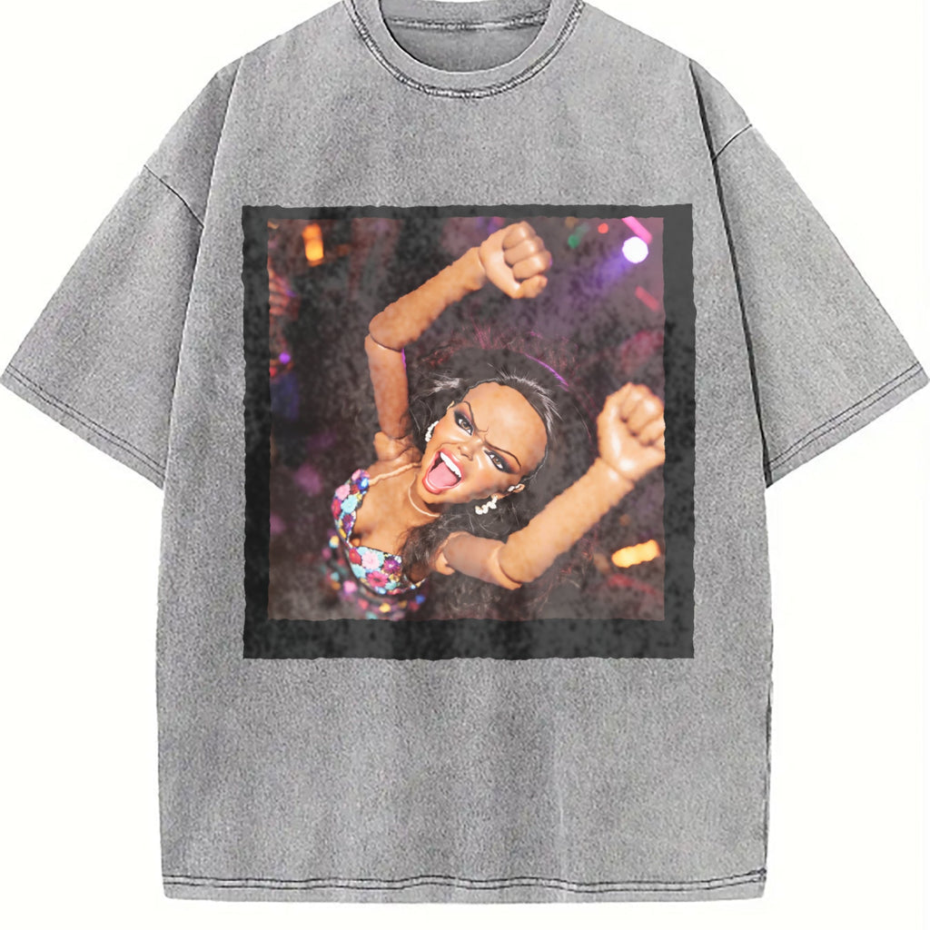 Doll Dancing at a Party Vintage Washed T-Shirt product image 5