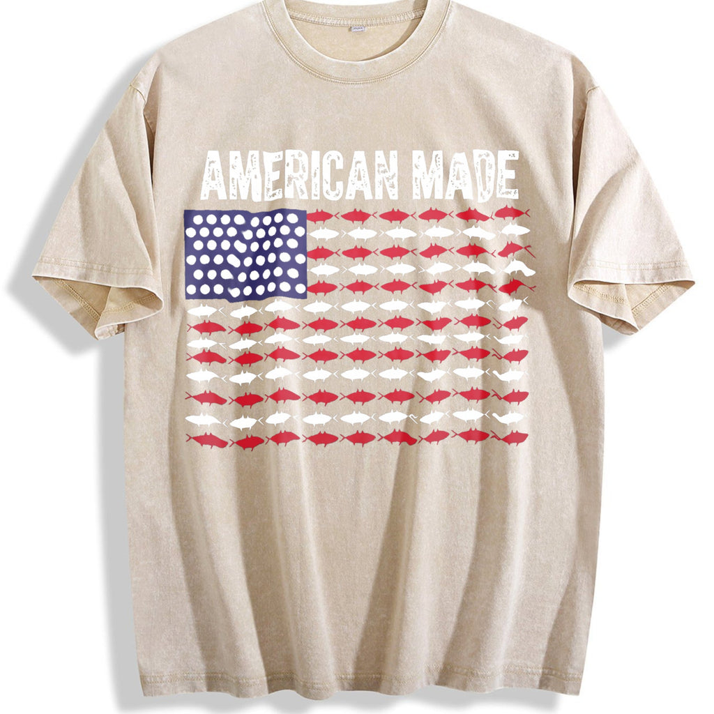 Patriotic Tank Vintage Washed T-Shirt product image 1