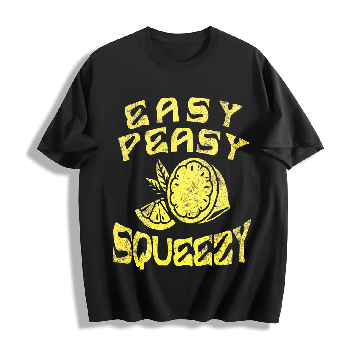 Easy Peasy Lemon Squeezy Funny Relaxed Lemons Saying Joke product image 1