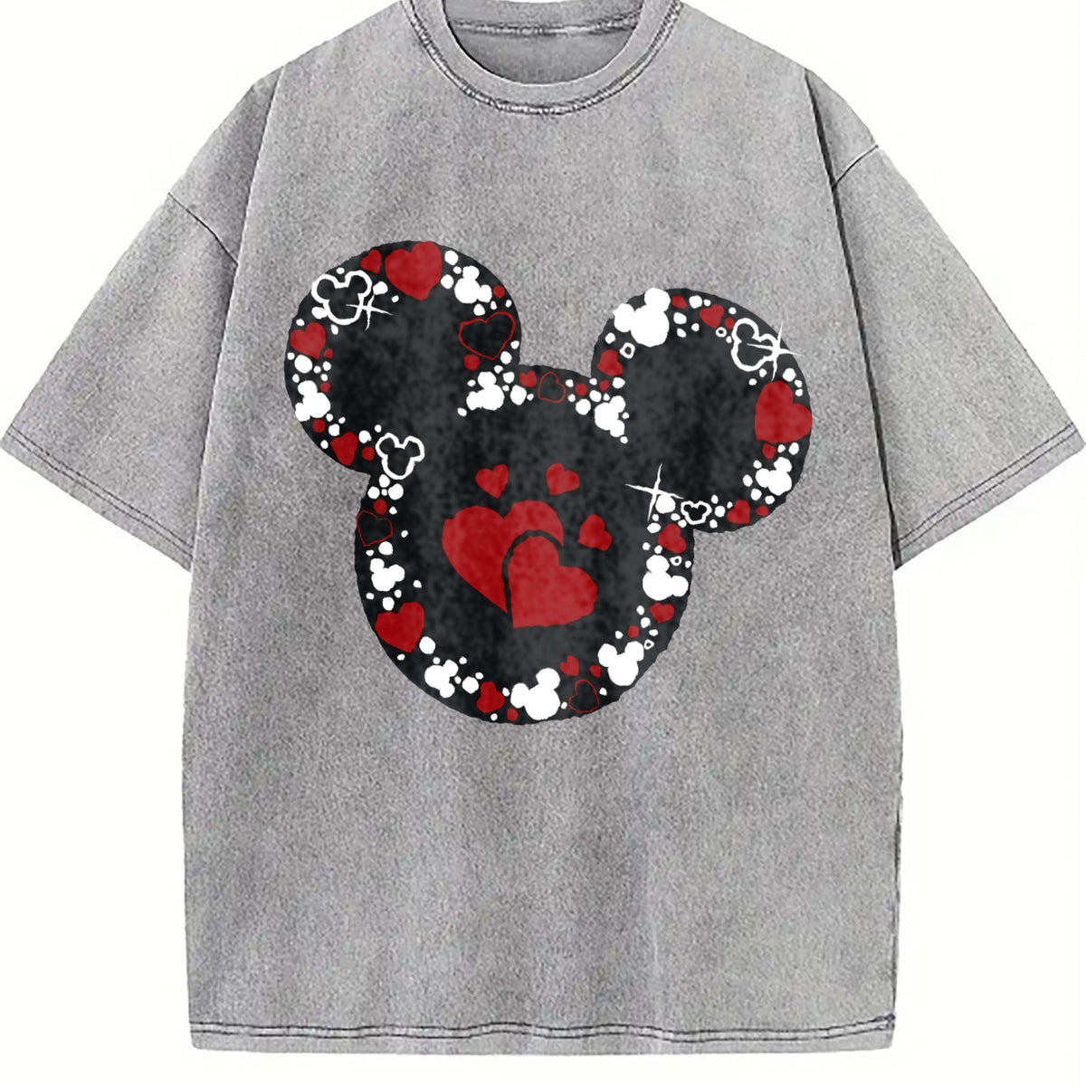 Black With Heart And Mickey Mouse Inspired For Vintage product image 5