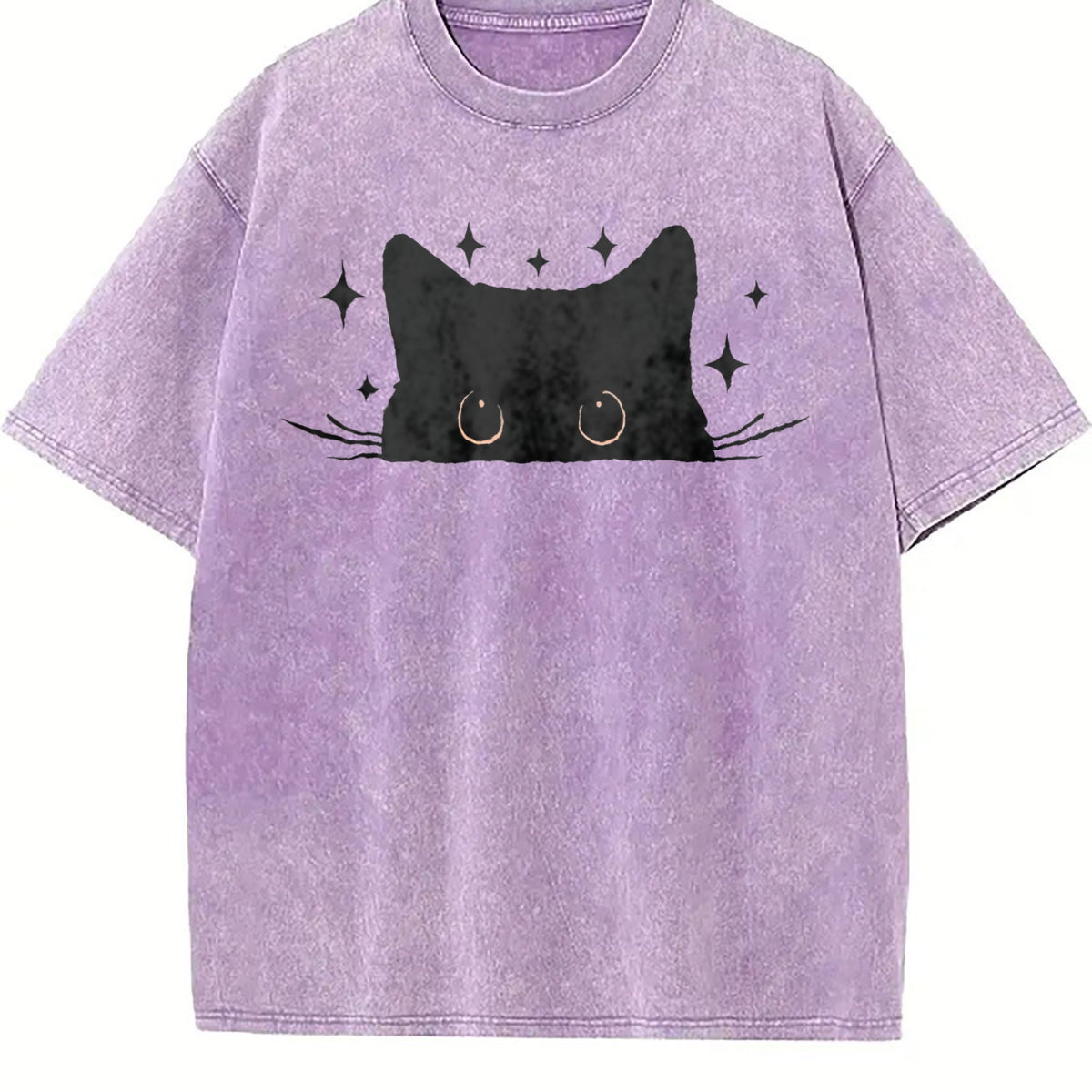 Cat Vintage Washed T-Shirt product image 6