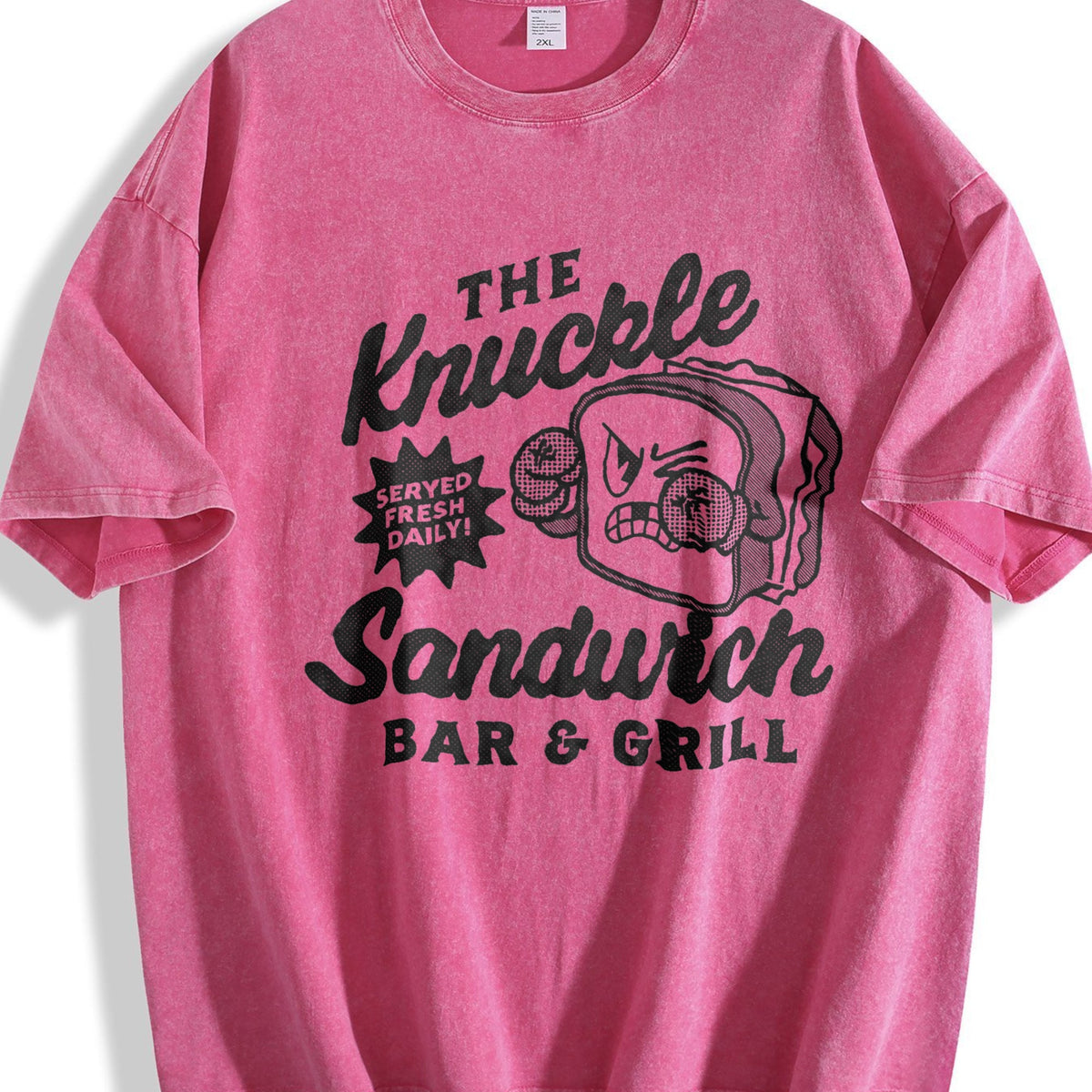Funny The Knuckle Sandwich Bar And Grill Sarcastic Vintage product image 7
