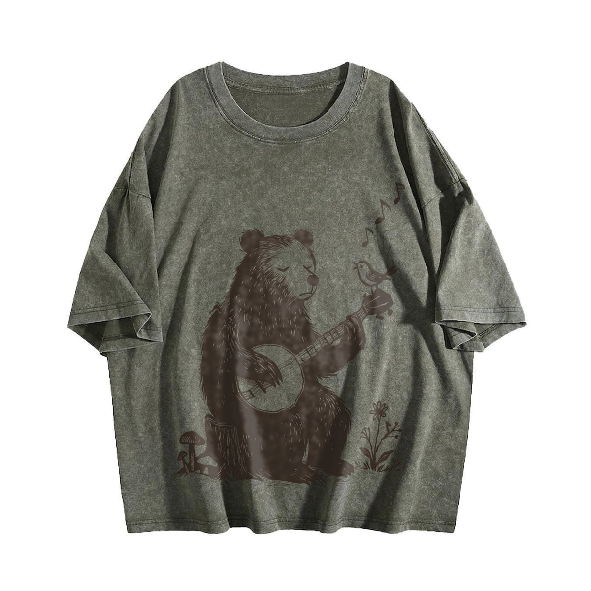 Banjo Bear Bird Vintage Washed T-Shirt product image 4