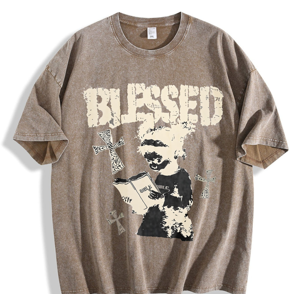 Praying Vintage Washed T-Shirt product image 3