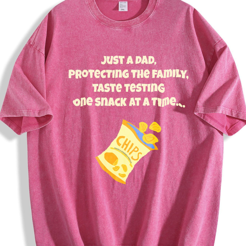 Funny Dad Vintage Washed T-Shirt product image 7