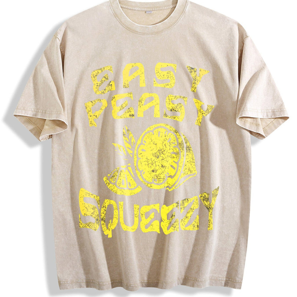 Easy Peasy Lemon Squeezy Funny Relaxed Lemons Saying product image 1