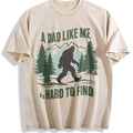 Funny Bigfoot Dad Vintage Washed T-Shirt product image 1