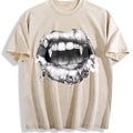 Grillz Lips Chain Vintage Washed T-Shirt product image 1