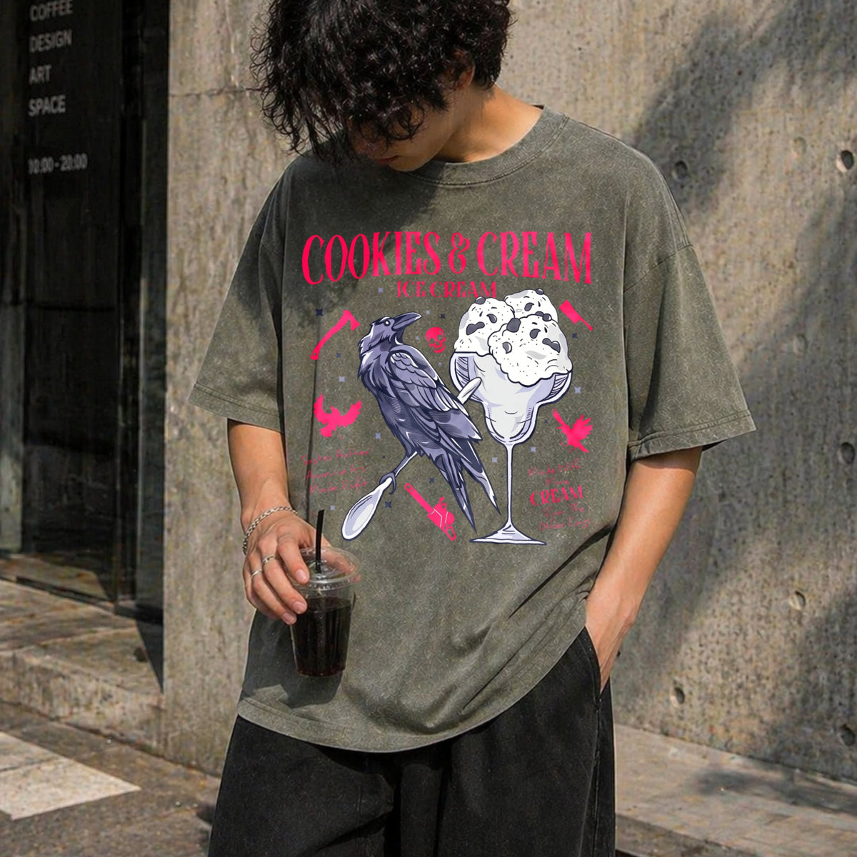 Butcher Blackbird Dark Romance Vintage Washed T-Shirt product image 11