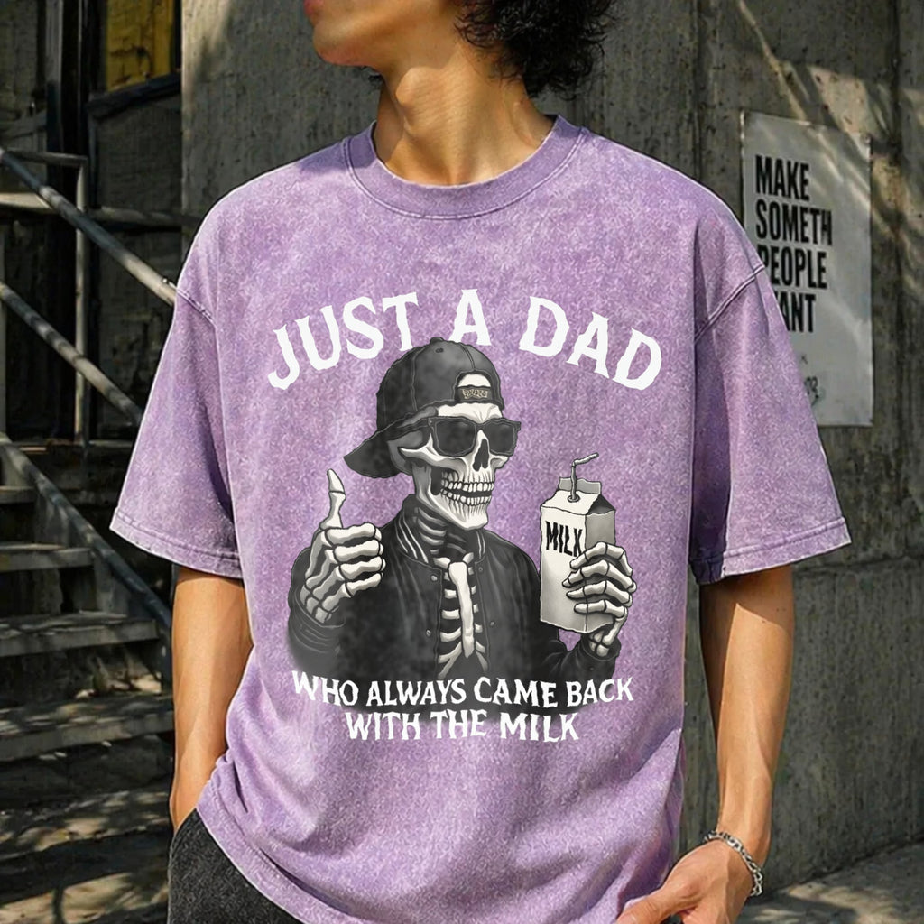 Funny Dad Vintage Washed T-Shirt product image 13