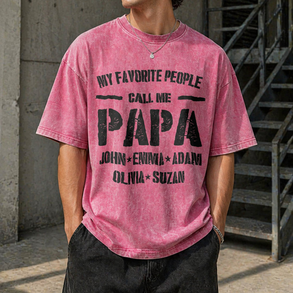 Papa Vintage Washed T-Shirt product image 7