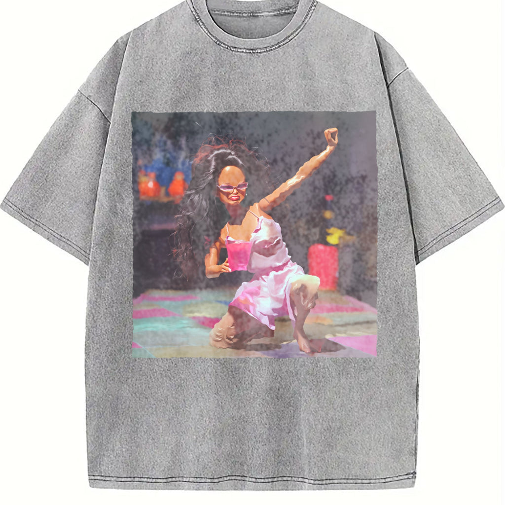 Dancing Doll Party Vintage Washed T-Shirt product image 5