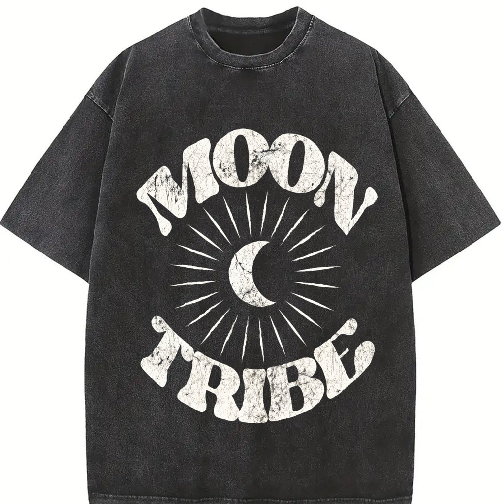 Moon Tribe Crescent Vintage Washed T-Shirt product image 2