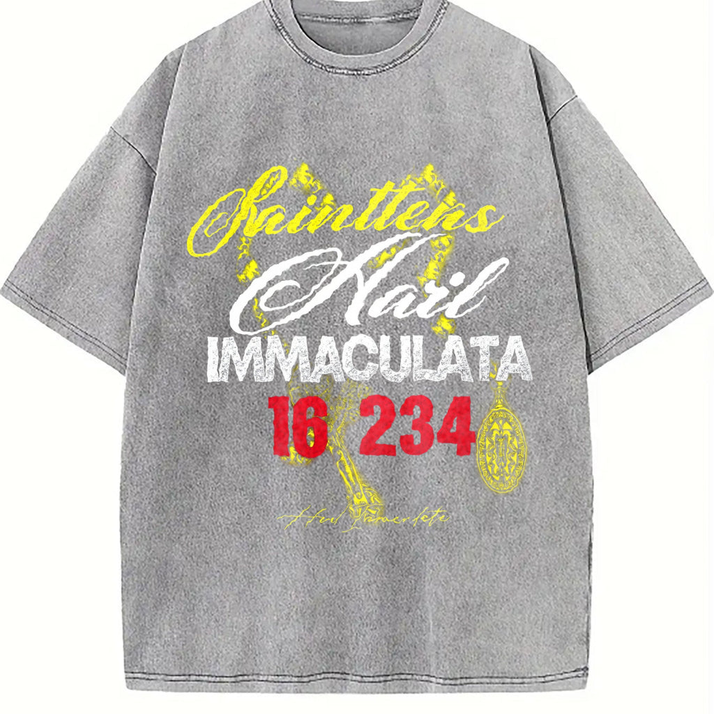Sainttears Hail Immaculata Vintage Washed T-Shirt product image 5